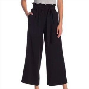 Elodie Wide Leg Trousers with Paperbag Tie Waist | Size Medium
